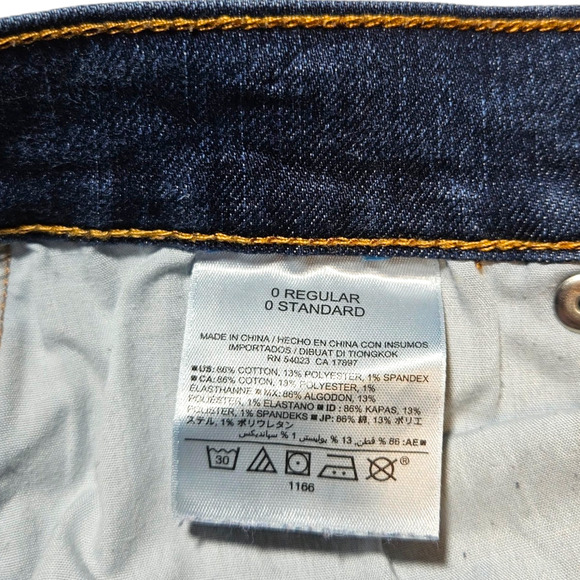 EUC Old Navy Original Skinny Jeans Sz. 0 Regular Dark Wash Denim - Picture 5 of 11